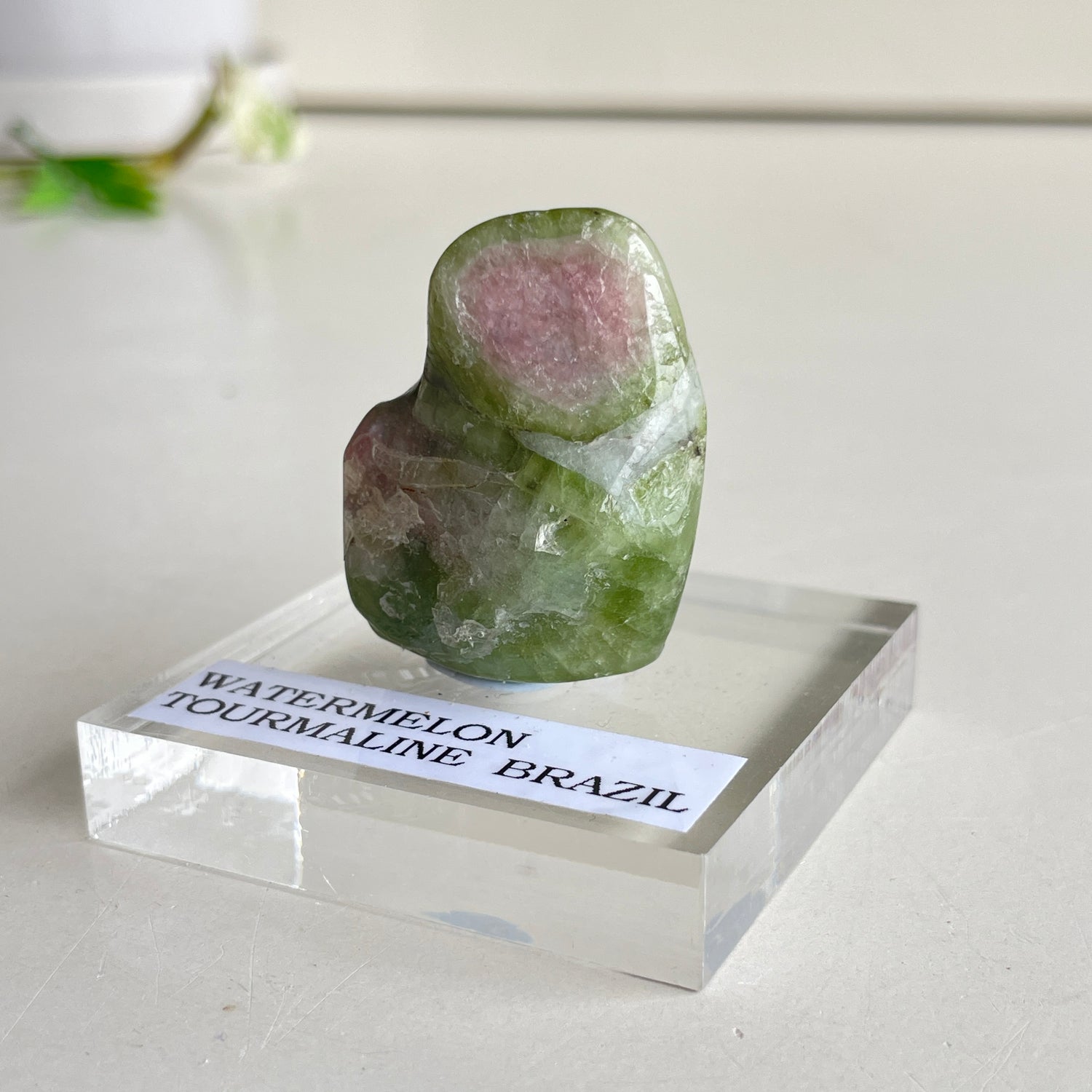 Watermelon Tourmaline Pce
