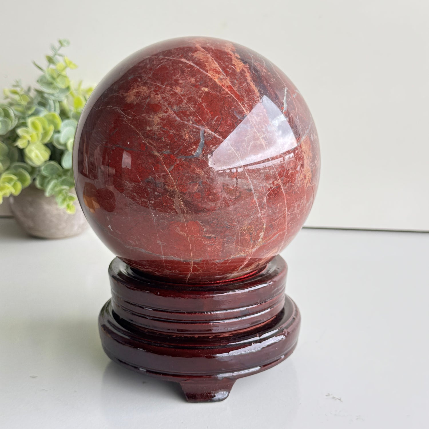 Petrified Wood / Jasper Sphere 15.4cm