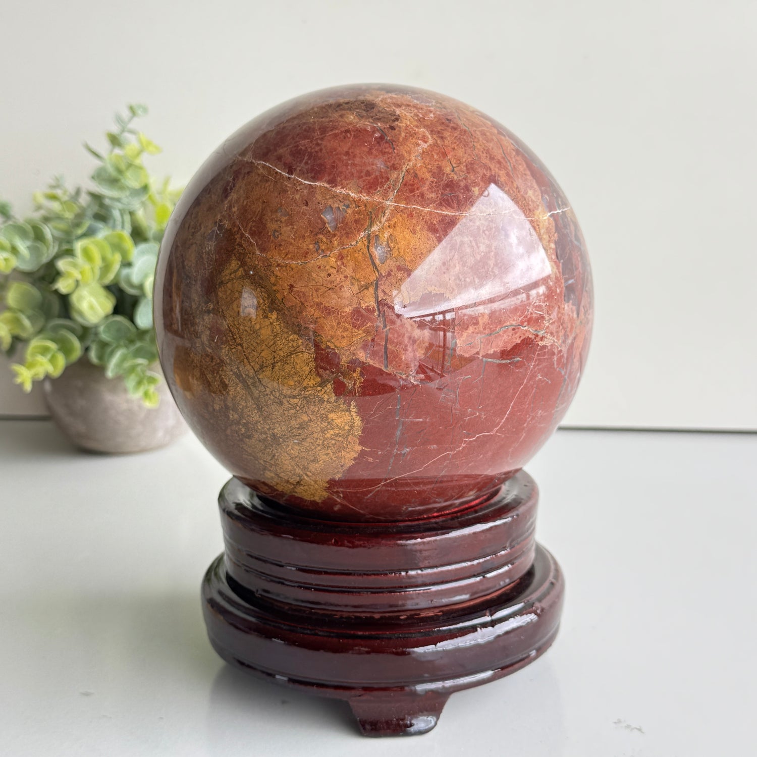 Petrified Wood / Jasper Sphere 15.4cm