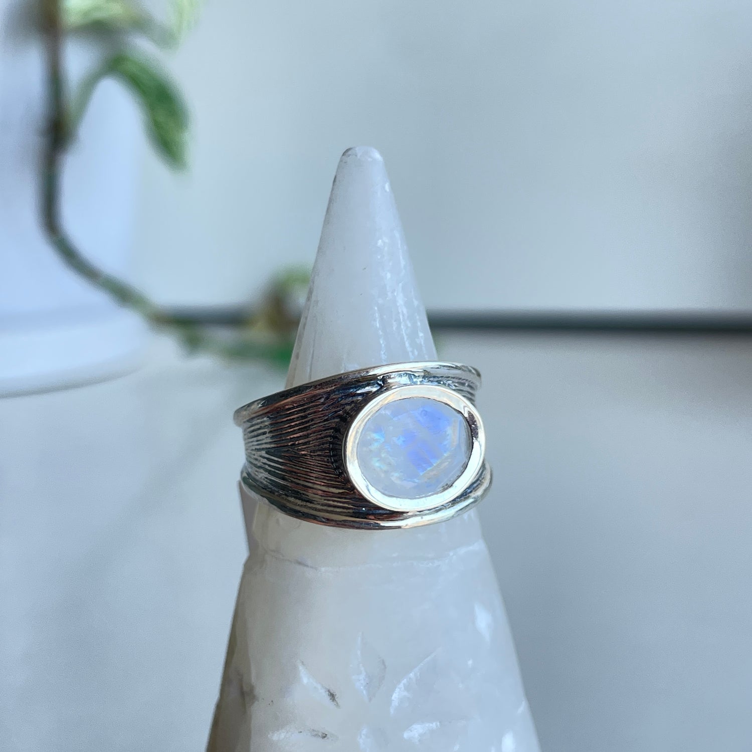 Moonstone Oval Ring