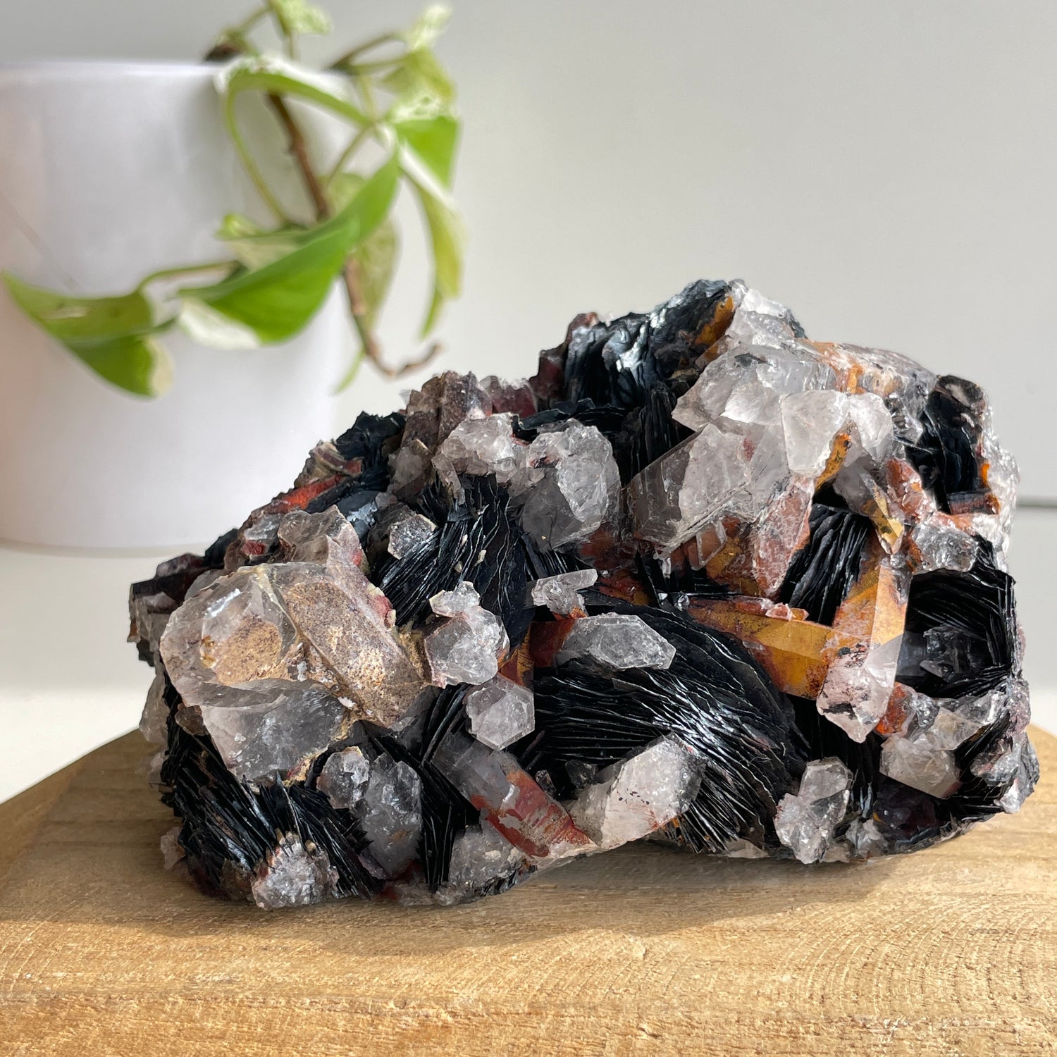 Specularite  Quartz Cluster 1.060kg