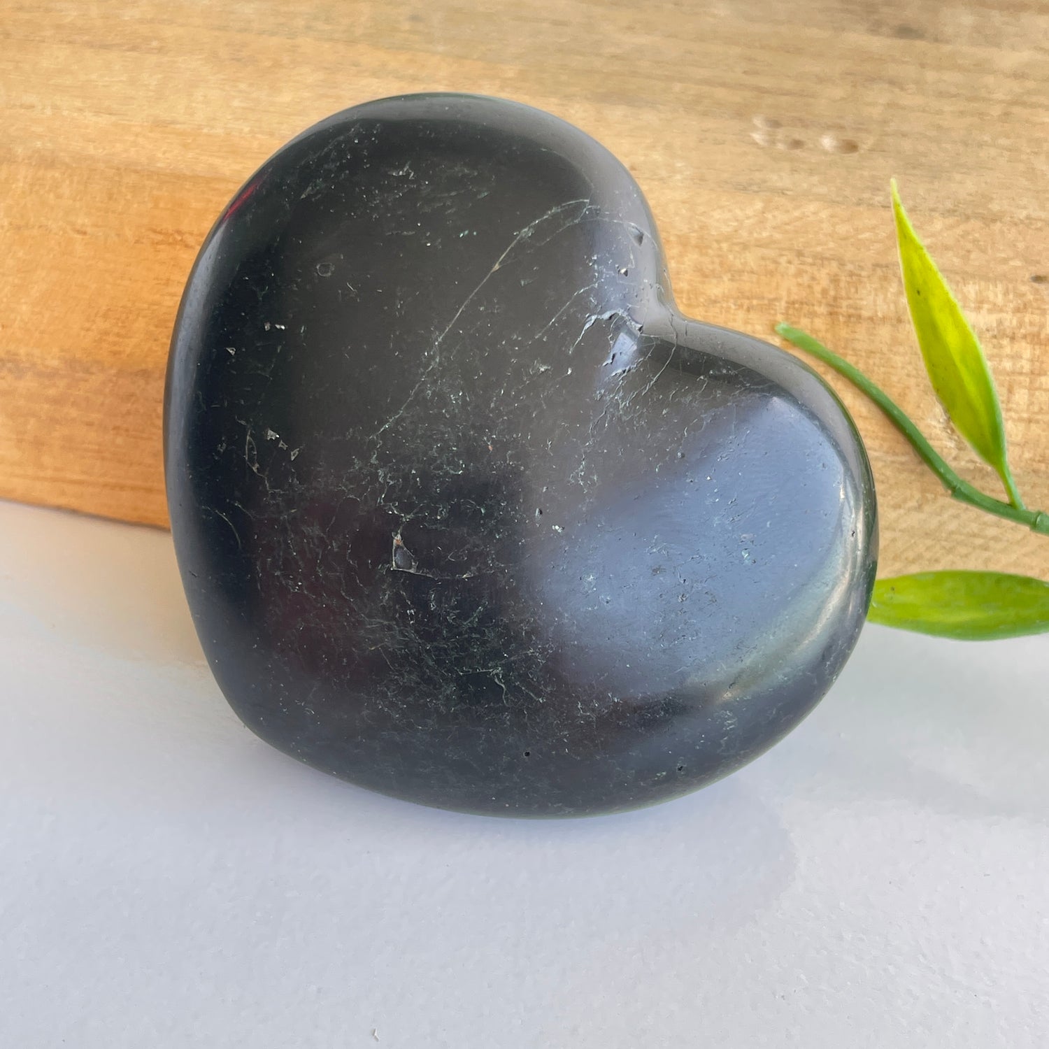 Black Tourmaline Heart 6.4cm