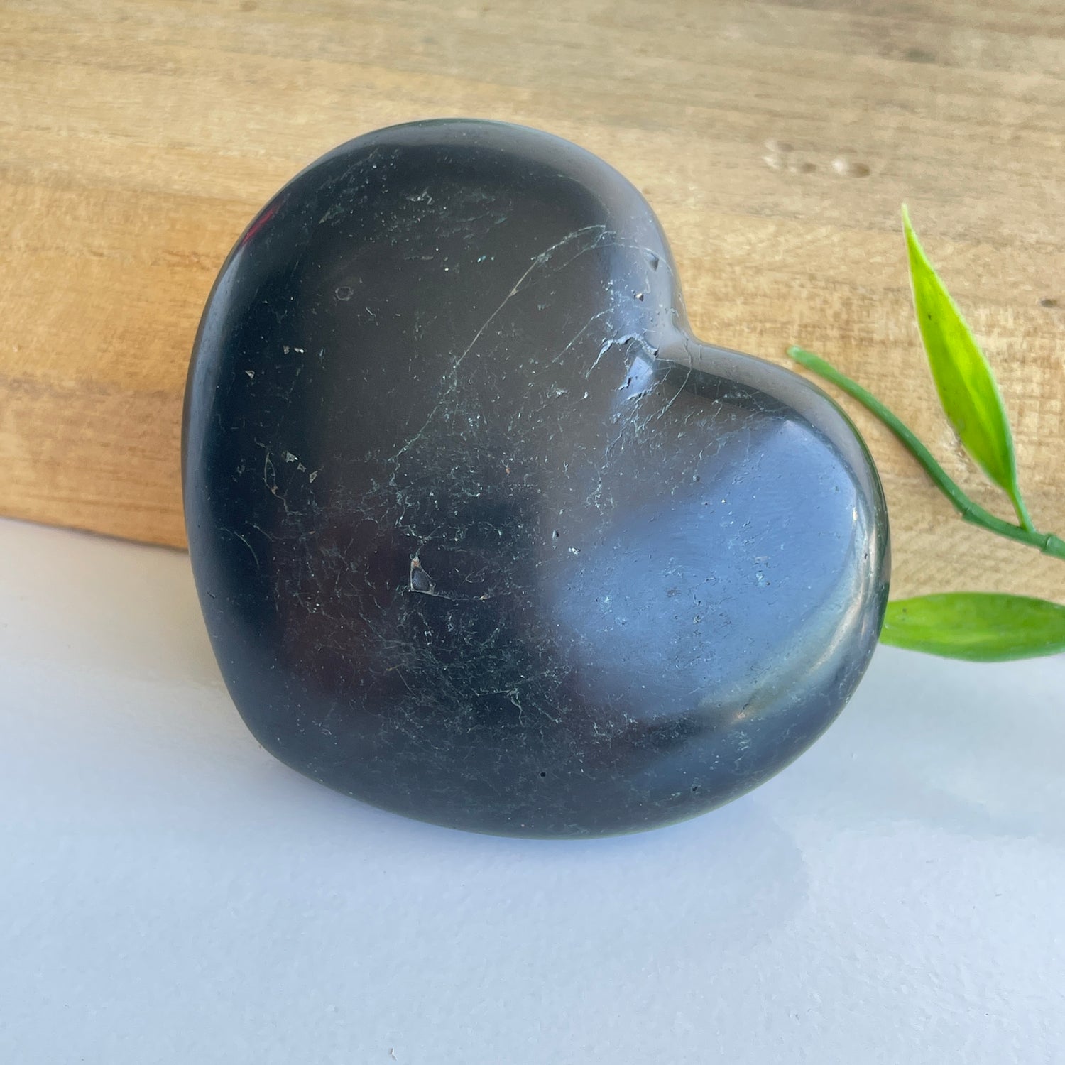 Black Tourmaline Heart 6.4cm