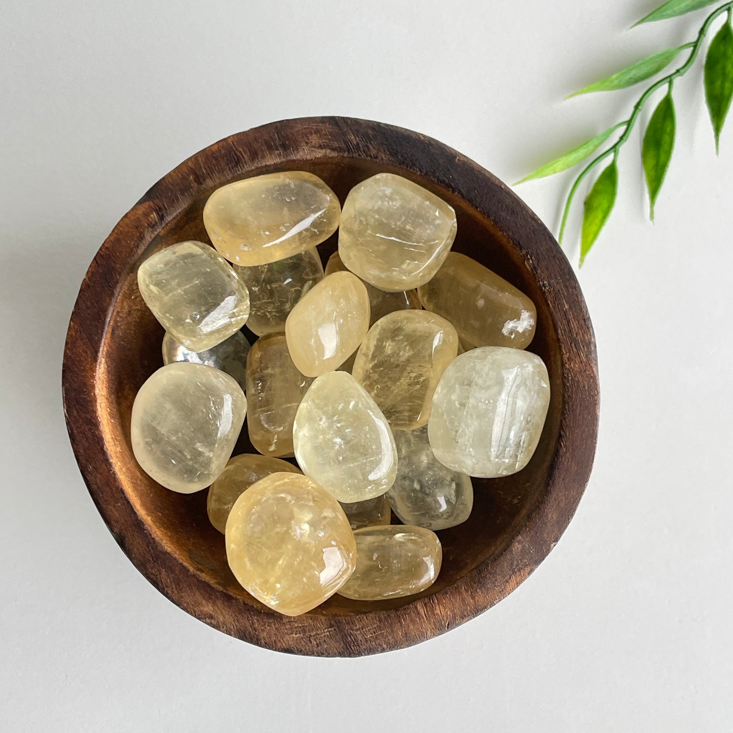 Honey Calcite Tumbled