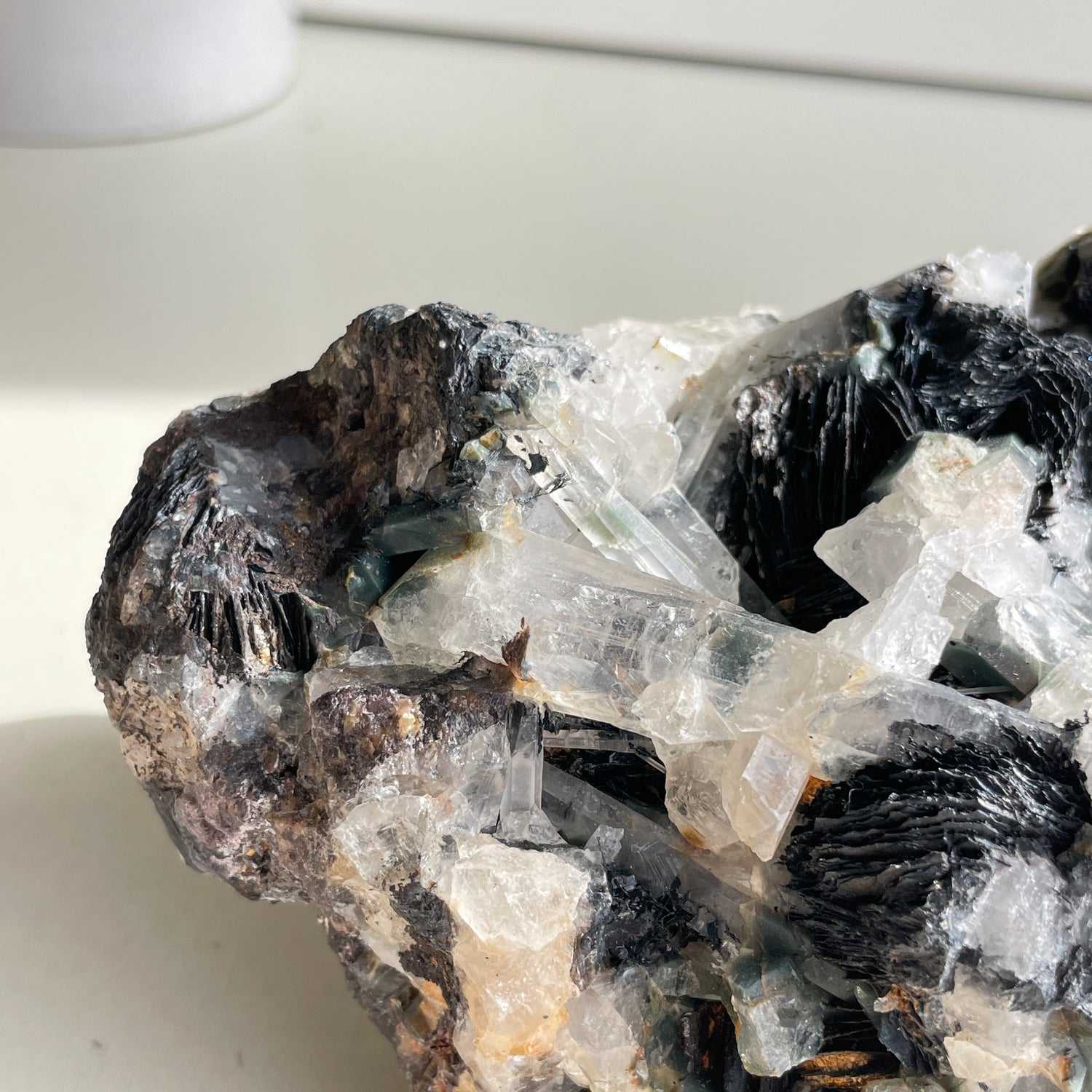 Specularite  Quartz Cluster 1.284kg