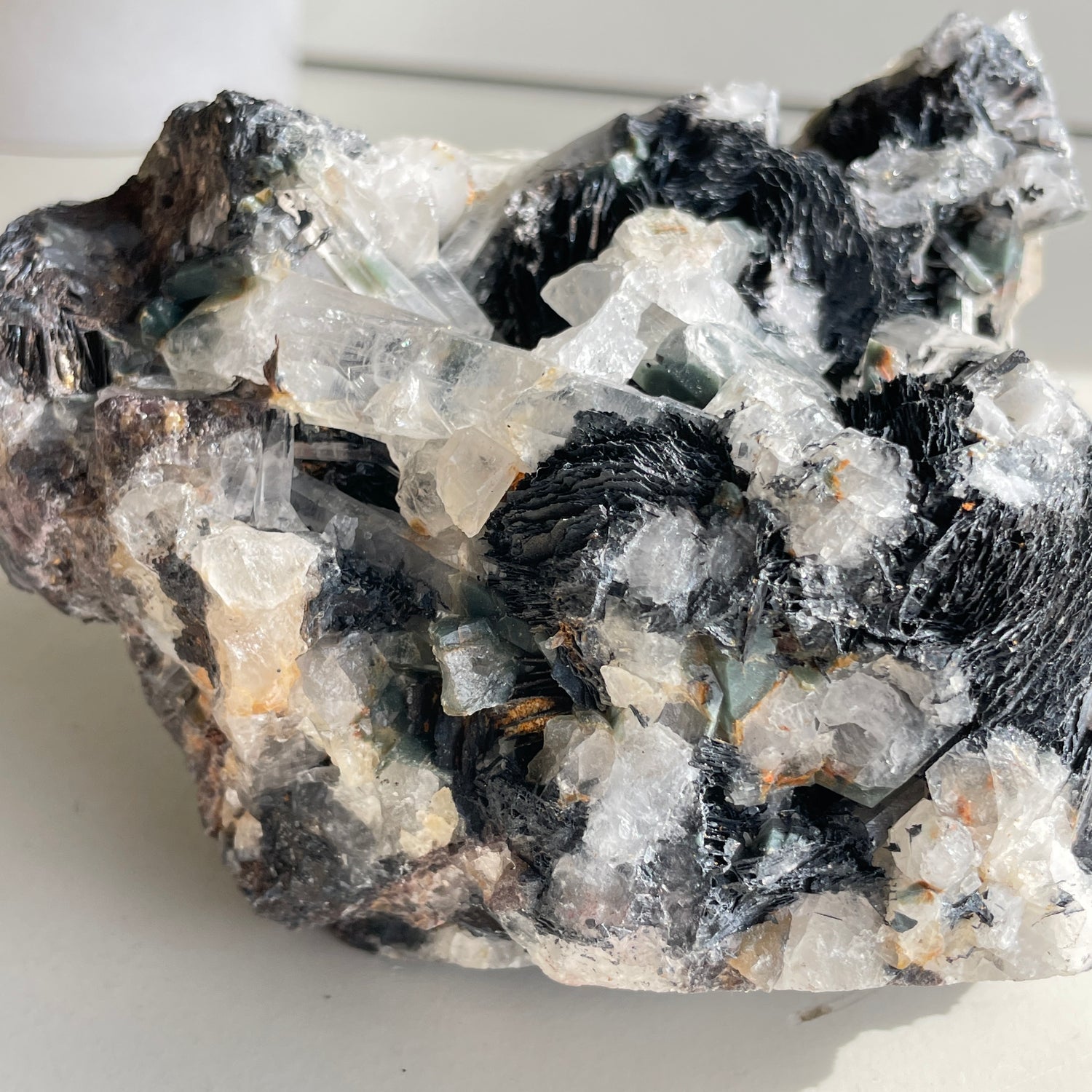 Specularite  Quartz Cluster 1.284kg