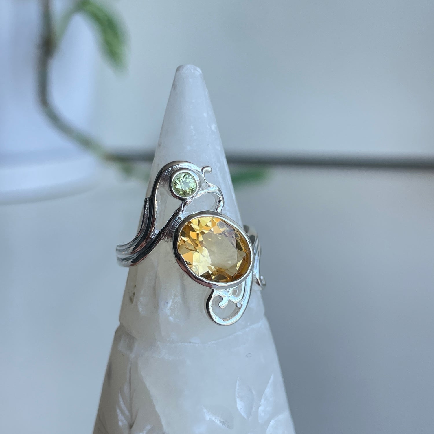 Citrine Oval Ring R3908