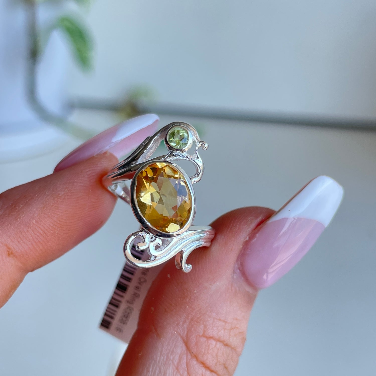 Citrine Oval Ring R3908