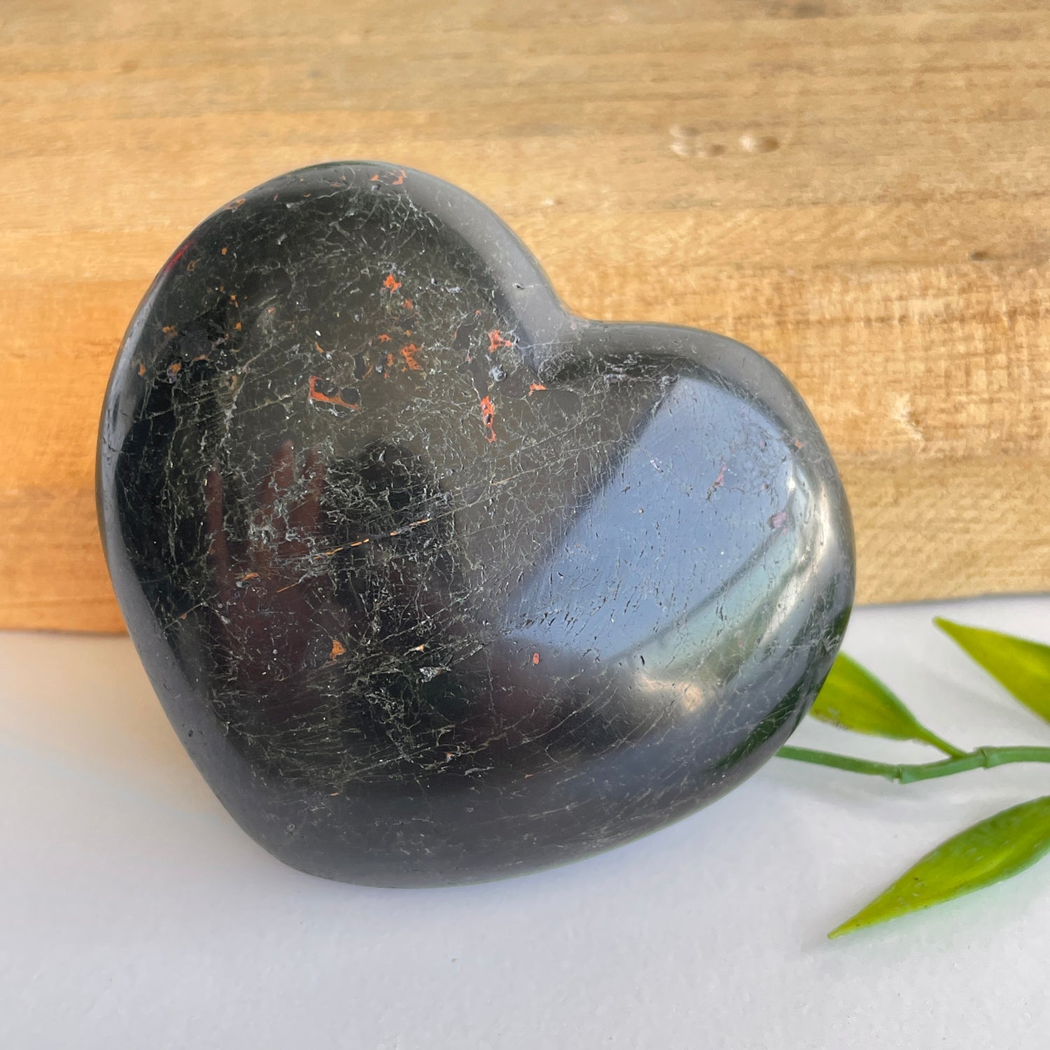 Black Tourmaline Heart 6.4cm