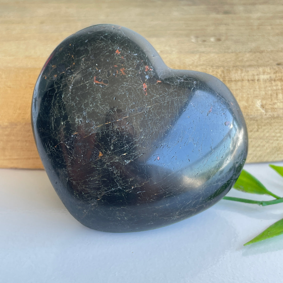 Black Tourmaline Heart 6.4cm