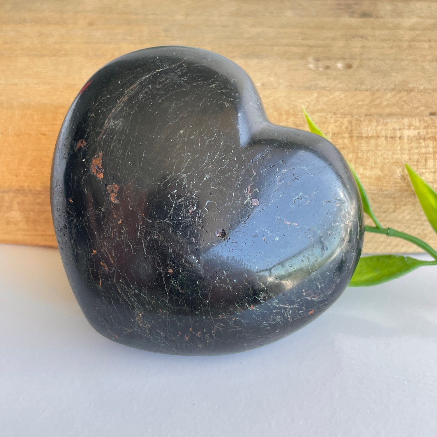 Black Tourmaline Heart 6.7cm