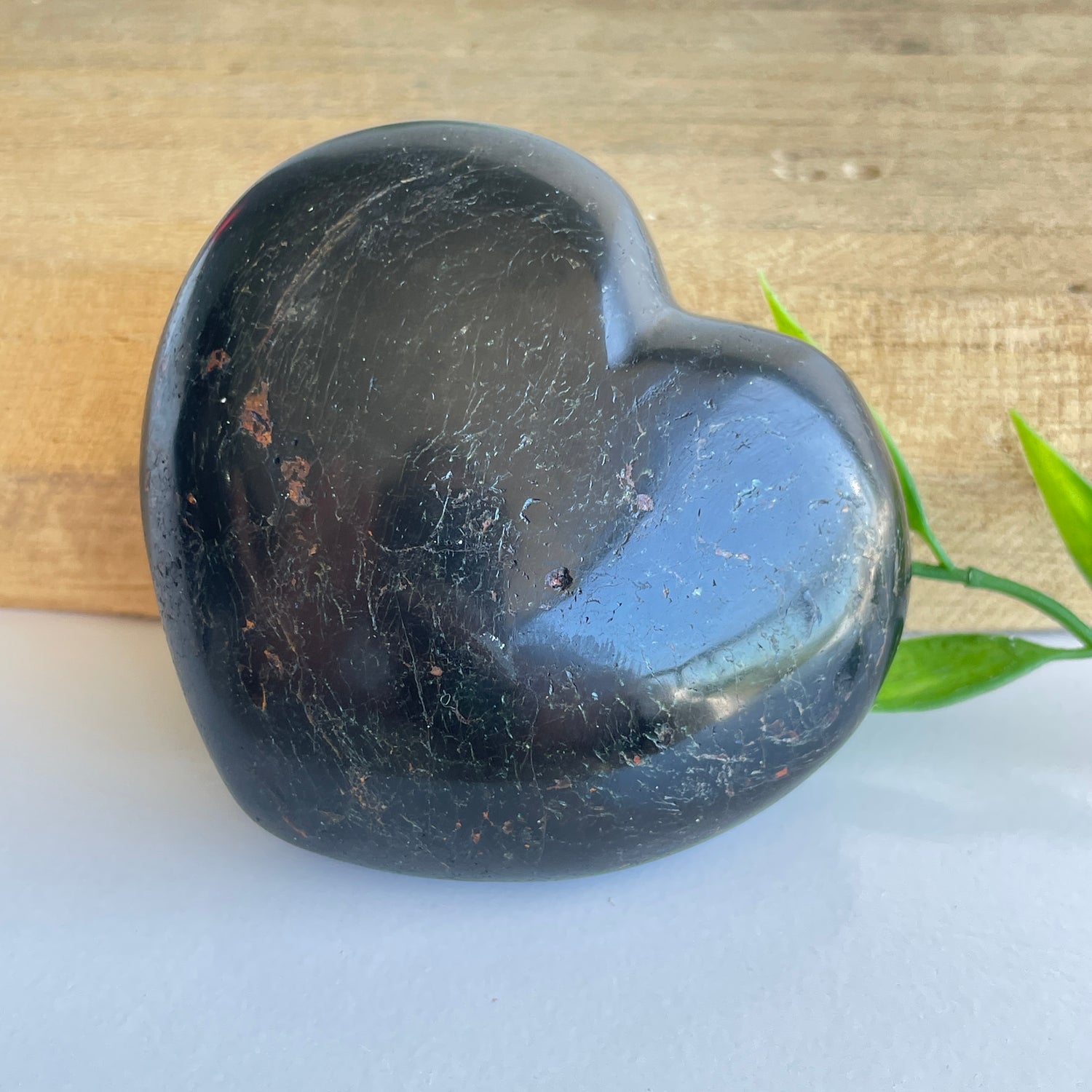 Black Tourmaline Heart 6.7cm