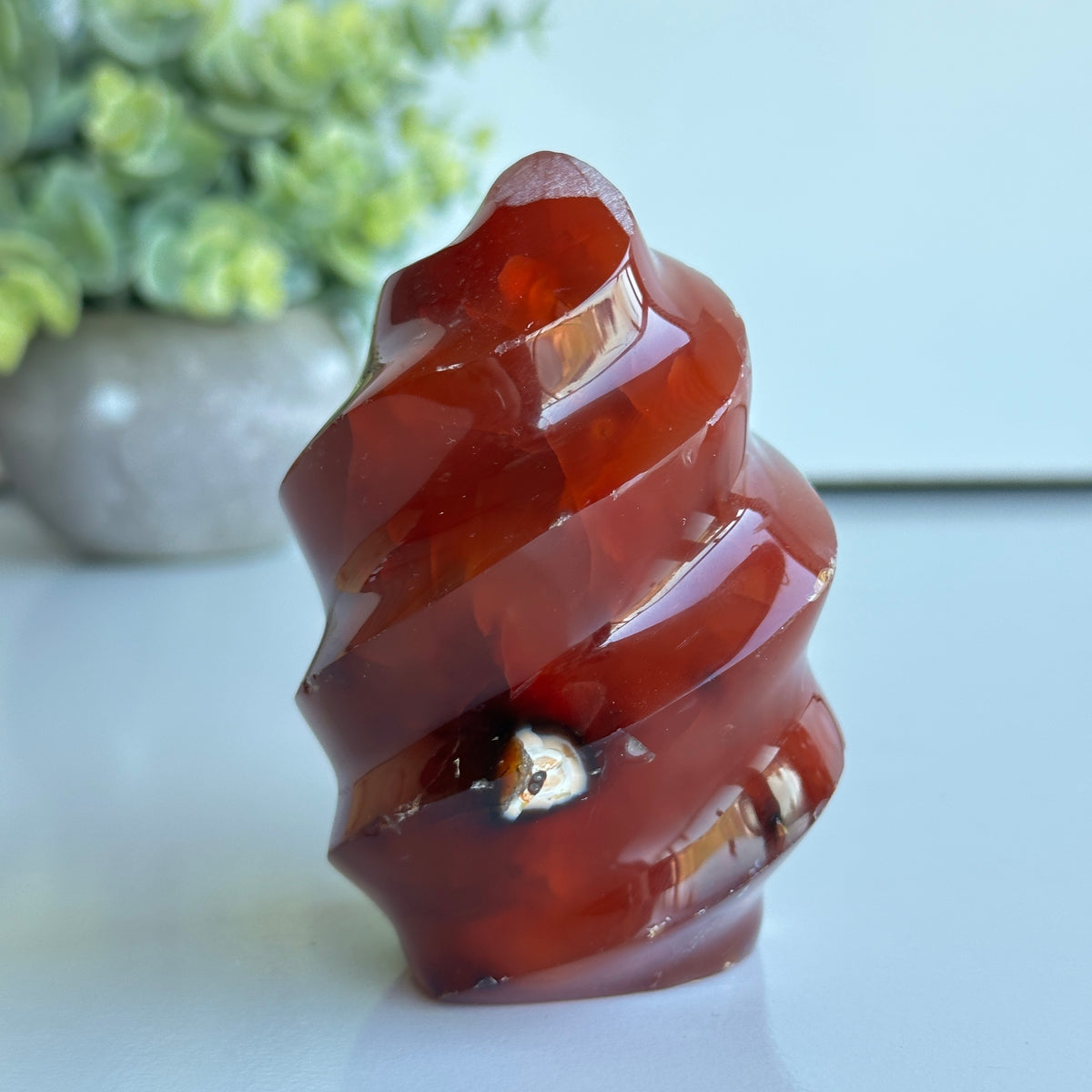 Carnelian Flame 8.9cm