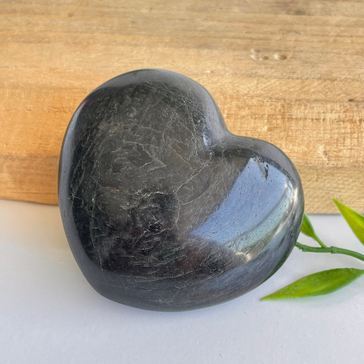 Black Tourmaline Heart 6.4cm