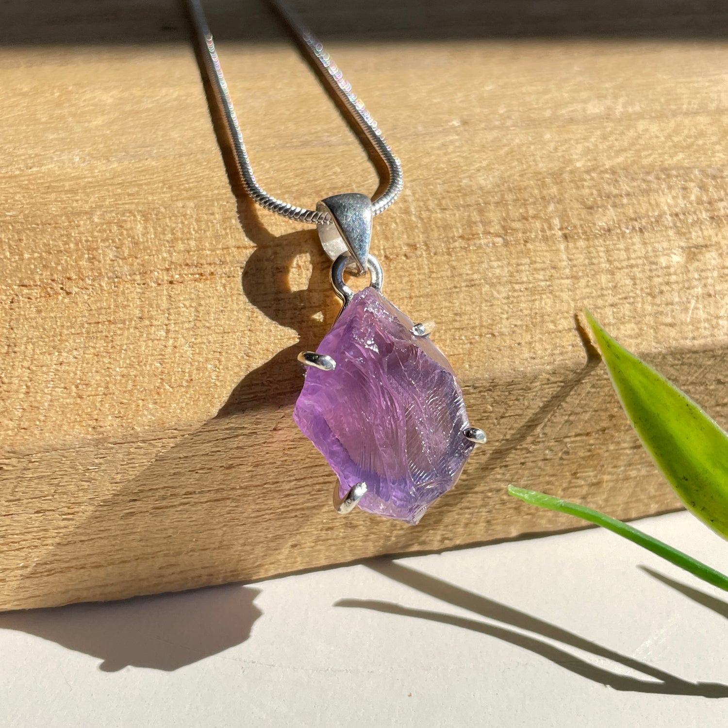 Amethyst Rough Pendant