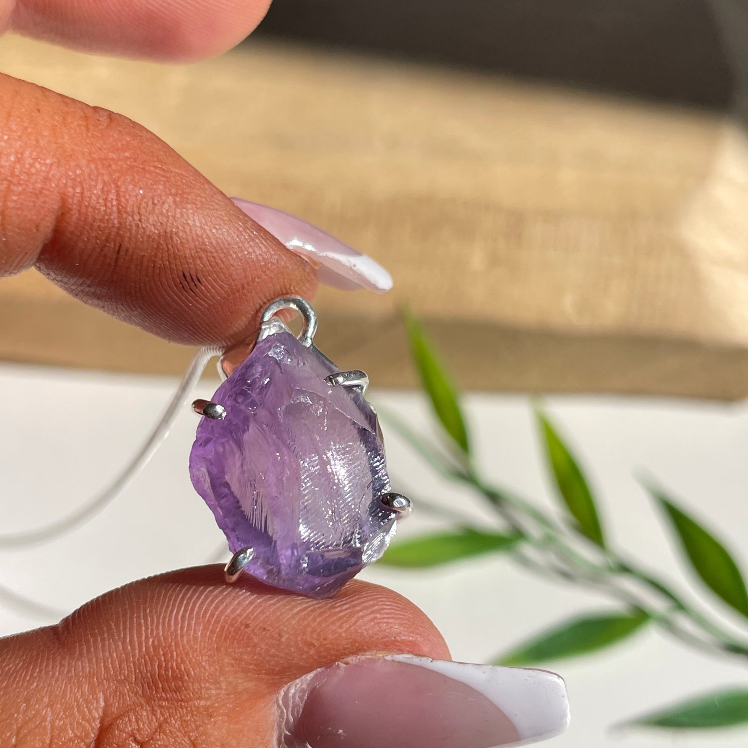 Amethyst Rough Pendant