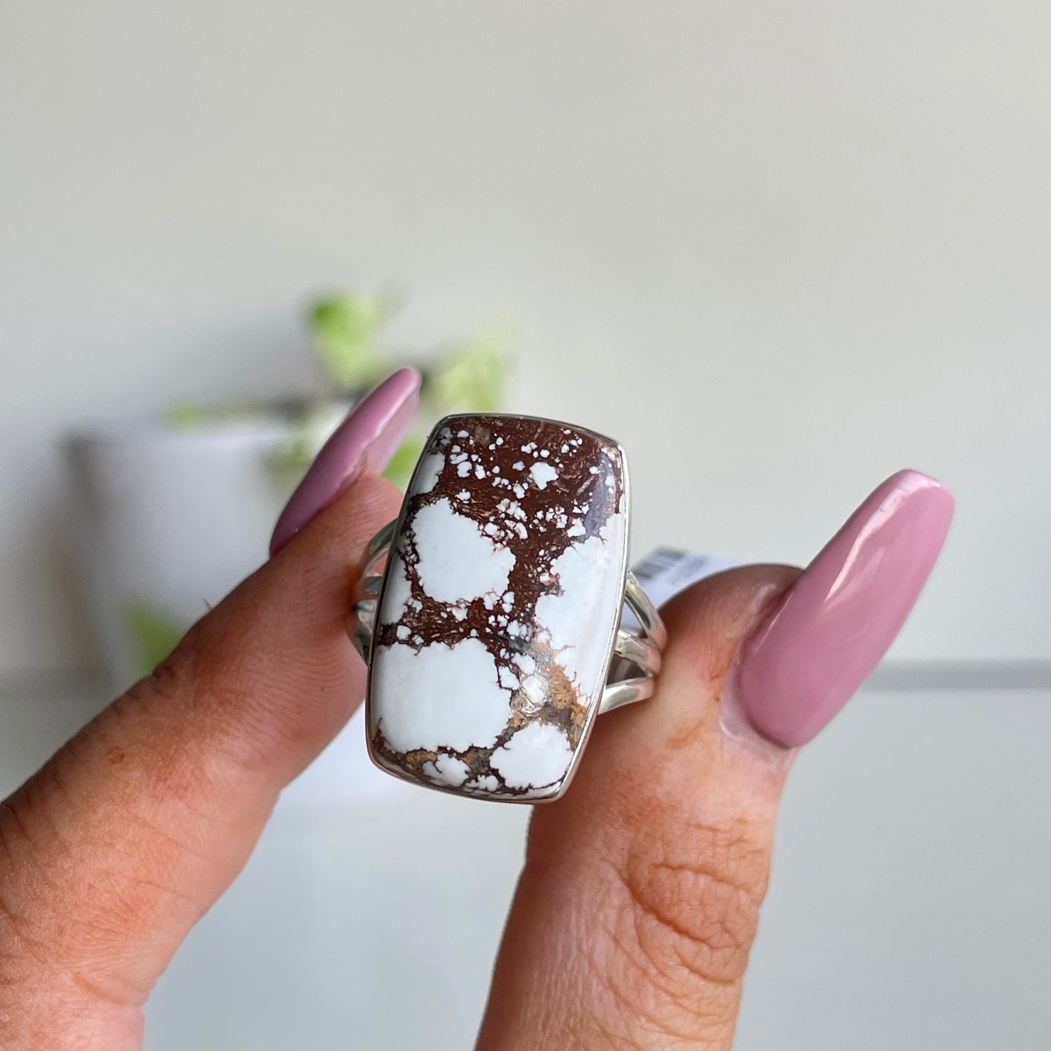 Wild Horse Rectangle Ring Sz9