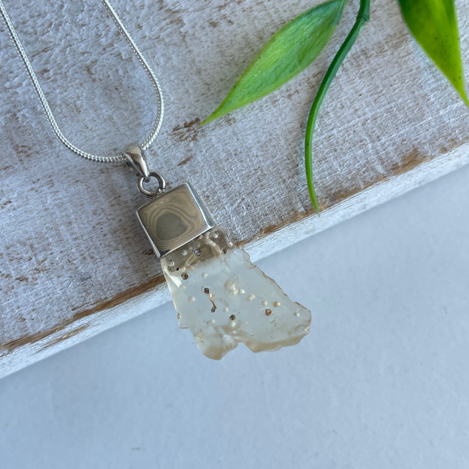 Libyan Desert Glass Pendant 009