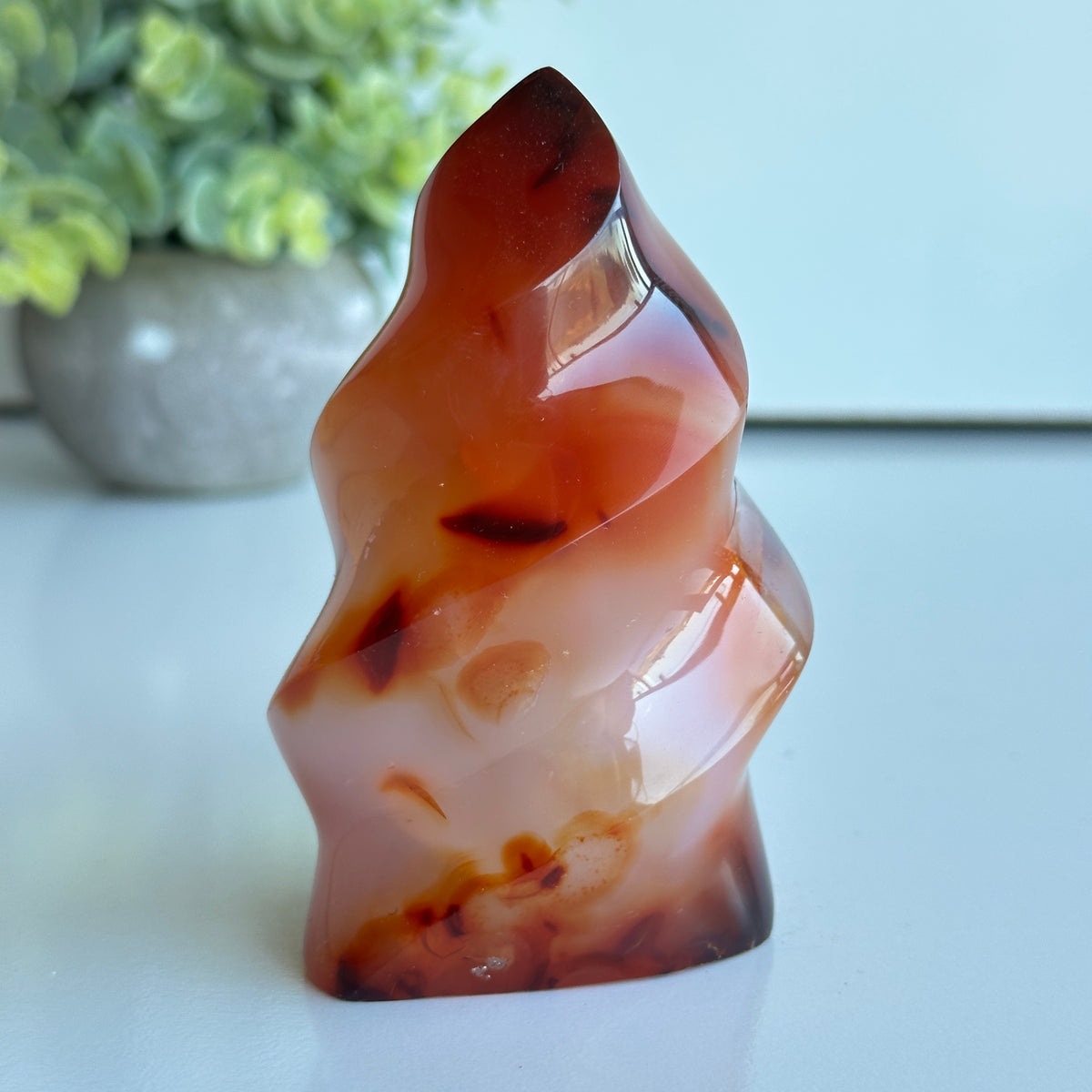 Carnelian Flame 10cm