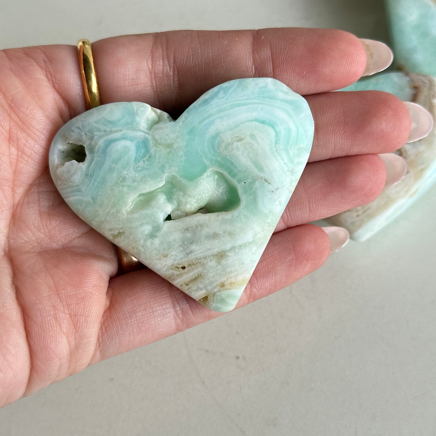 Hemimorphite Heart Small