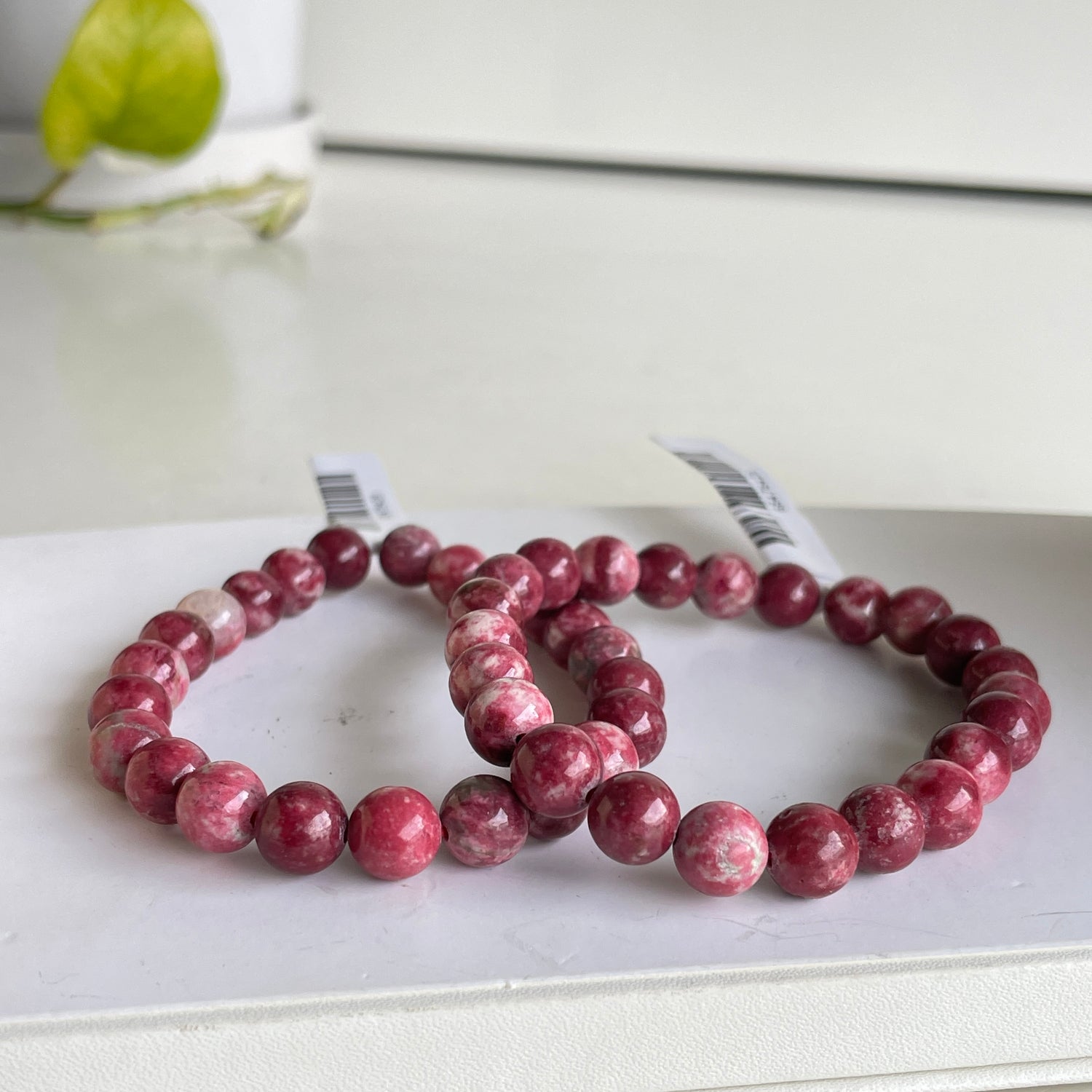 Thulite Beaded Bracelet