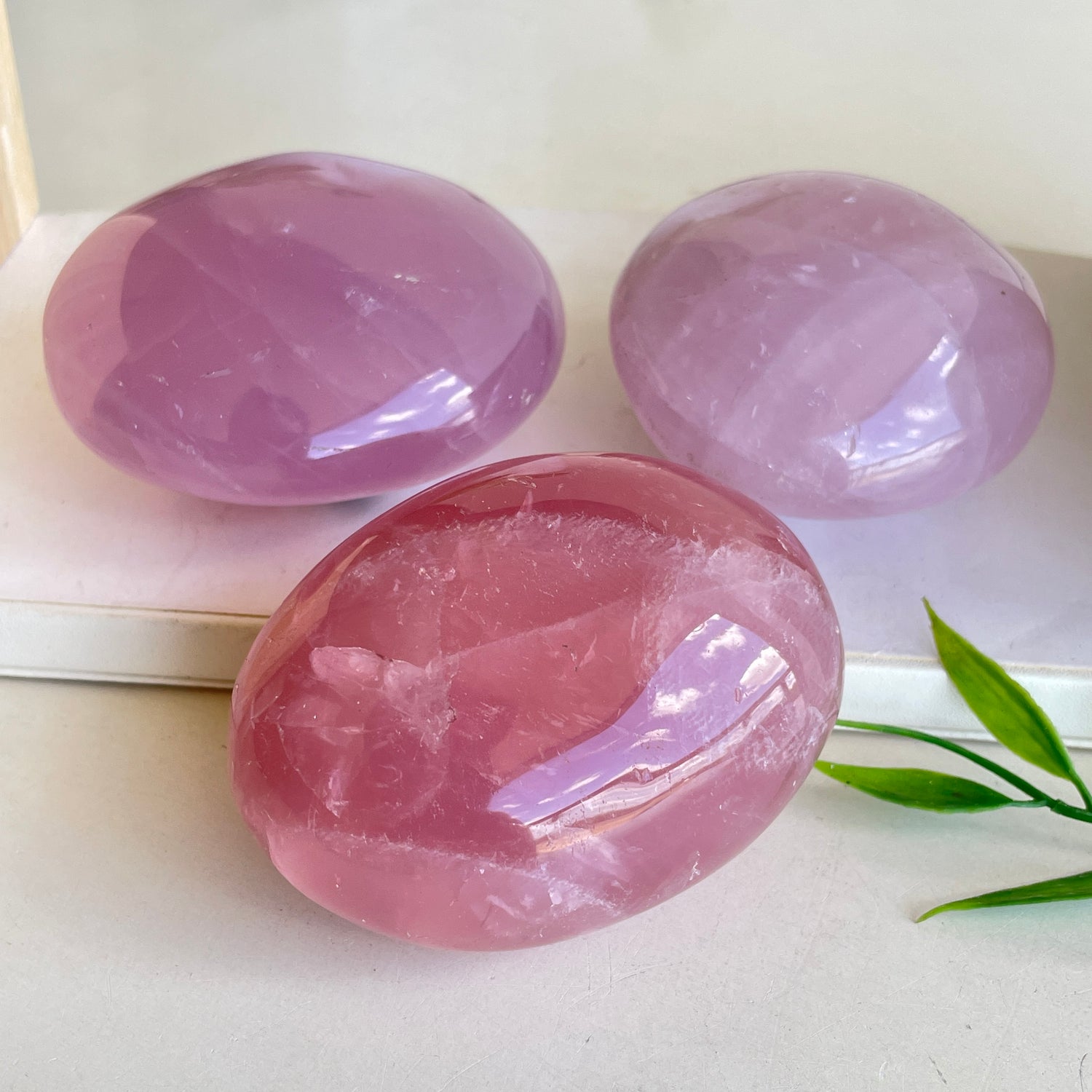 Rose Quartz Palmstone XXL