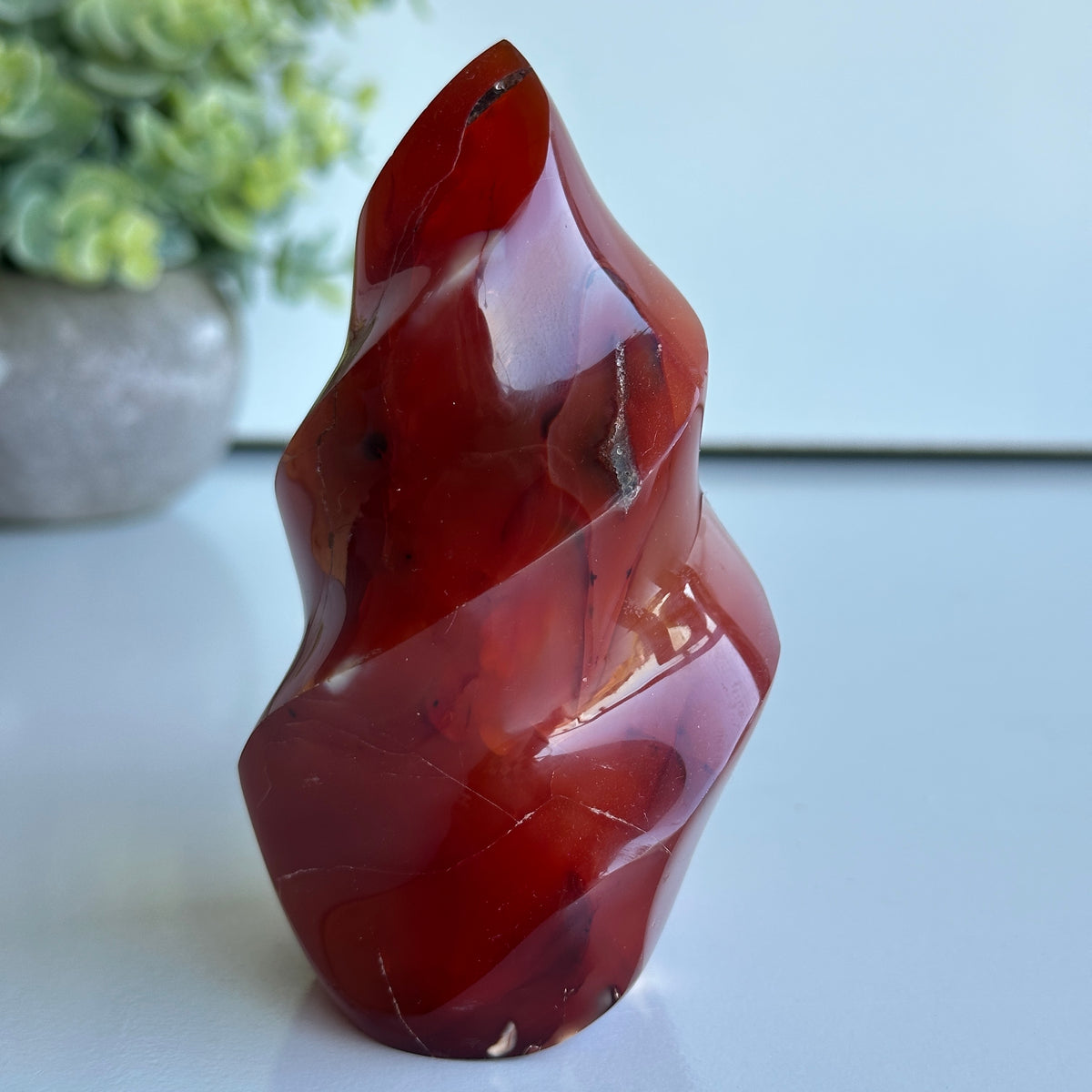 Carnelian Flame 10.5cm