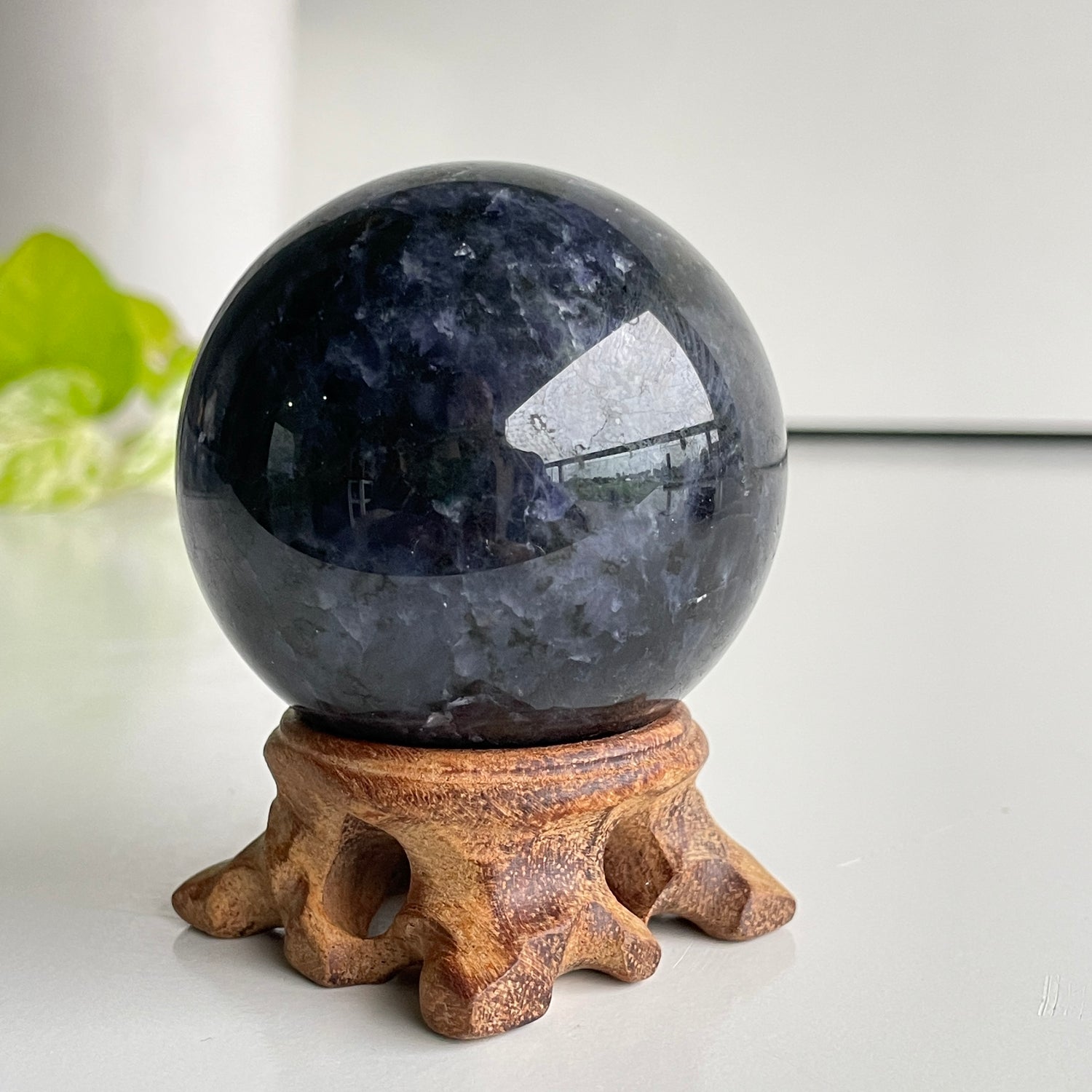 Iolite Sphere - High Quality 6cm