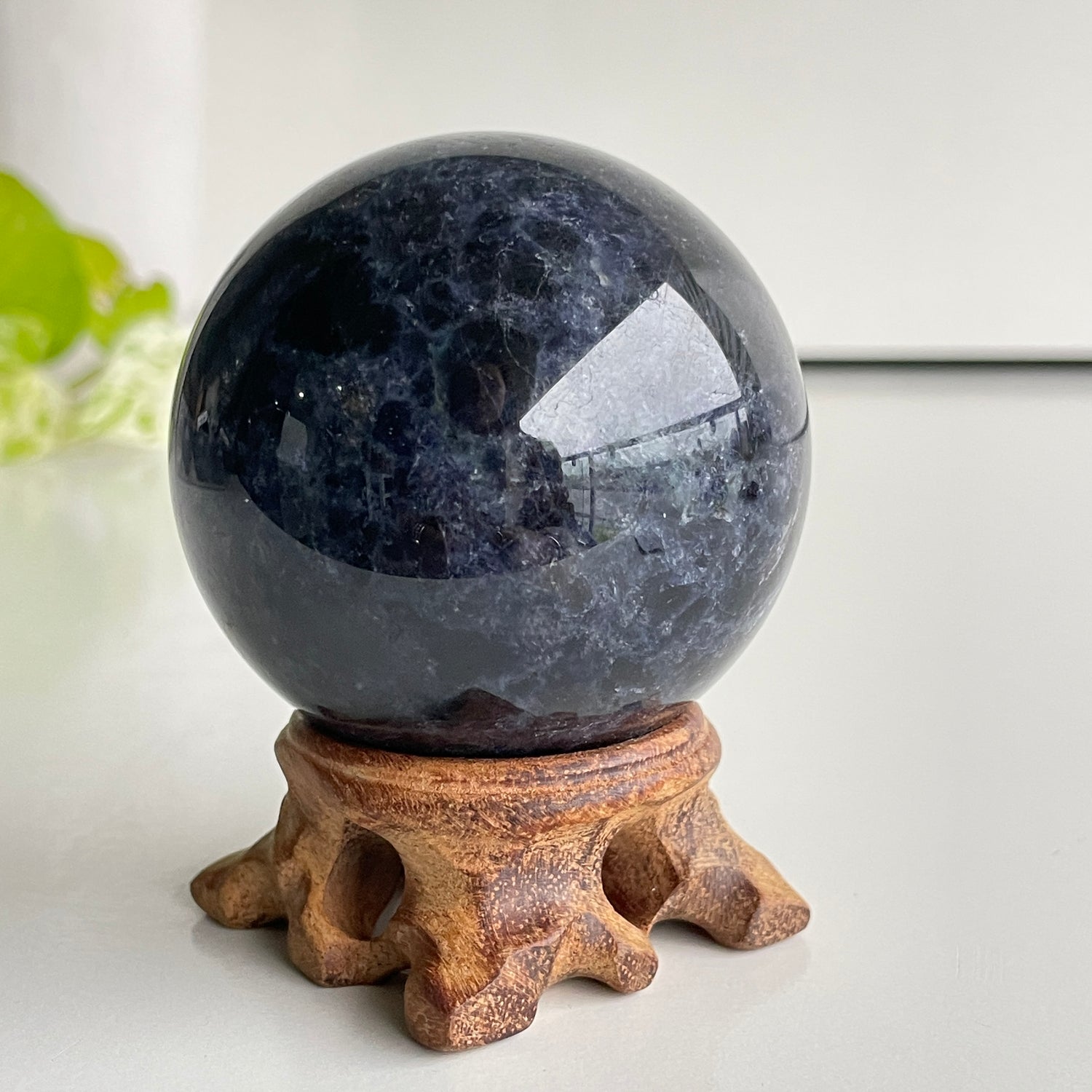 Iolite Sphere - High Quality 6.1cm