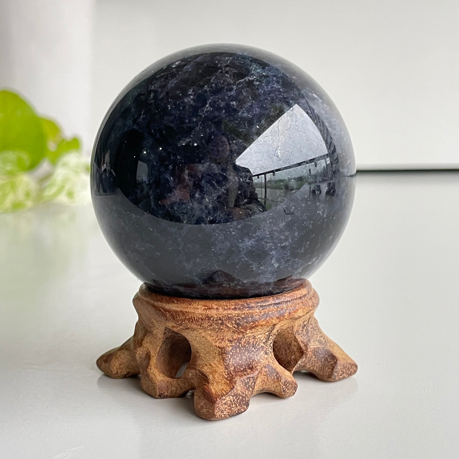 Iolite Sphere - High Quality 6.1cm