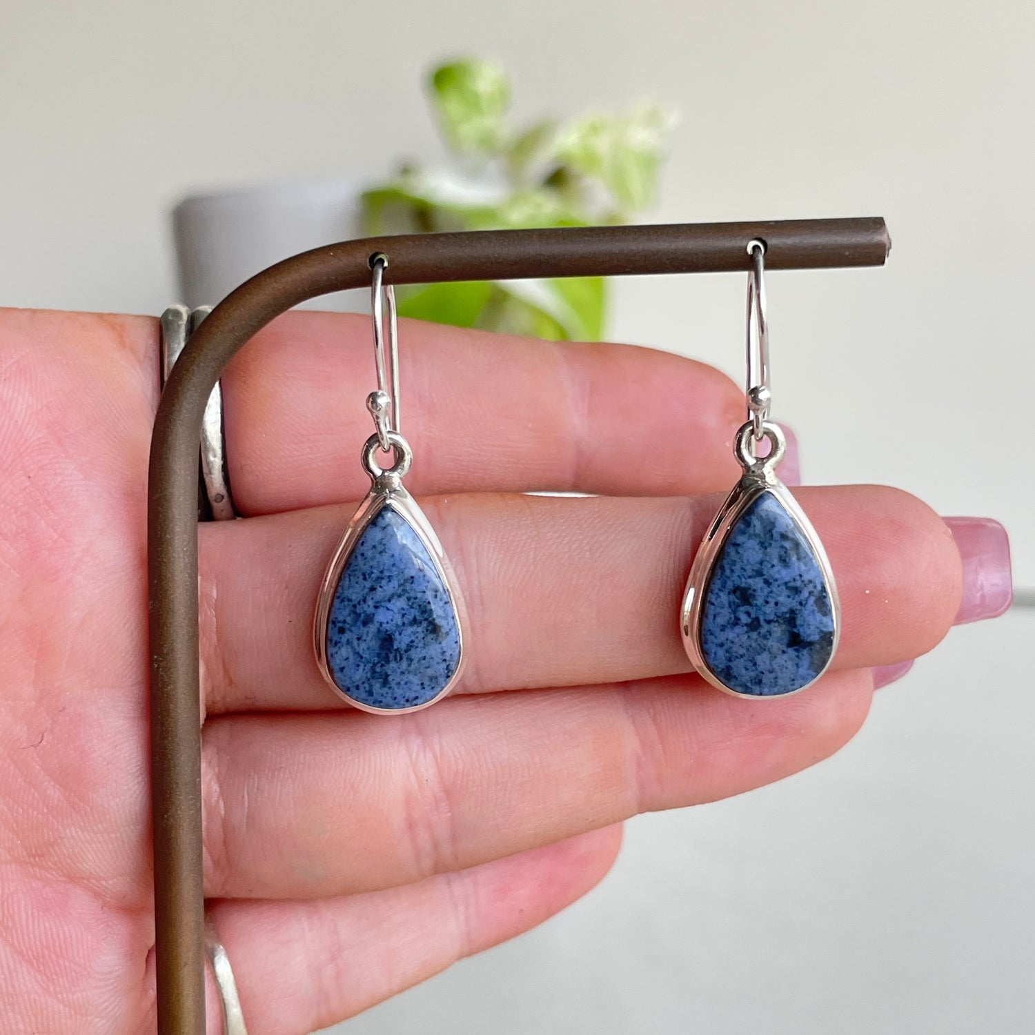 Rhodustite Teardrop Earrings