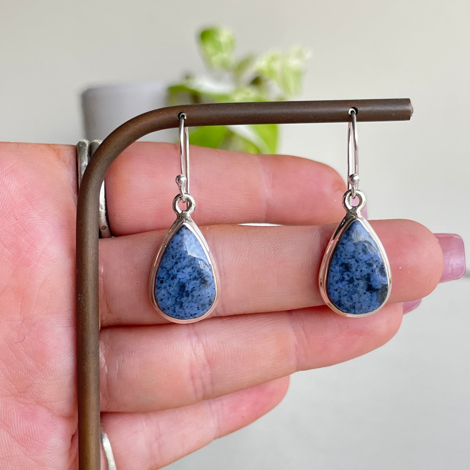 Rhodustite Teardrop Earrings