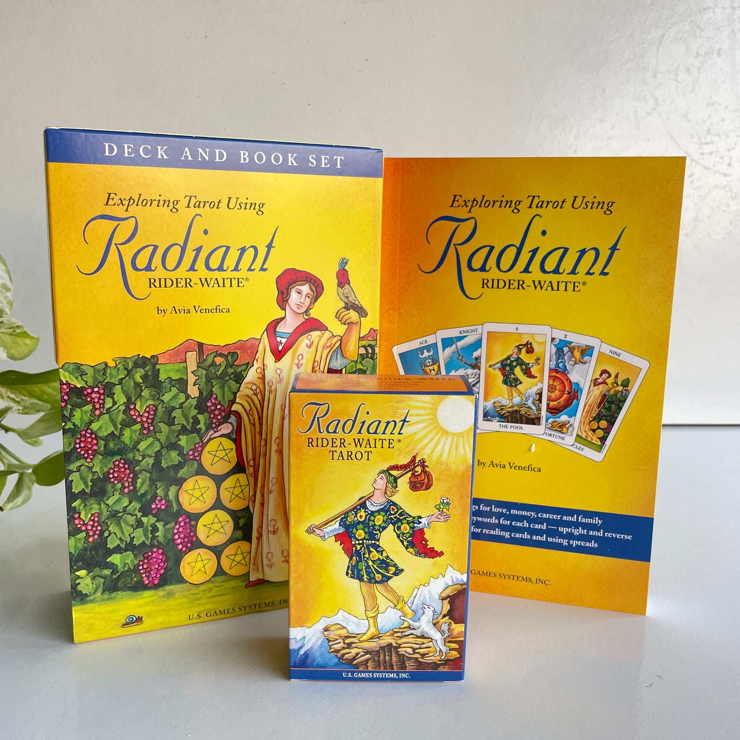 Exploring Tarot Using Radiant Rider Waite Deck And Book Set