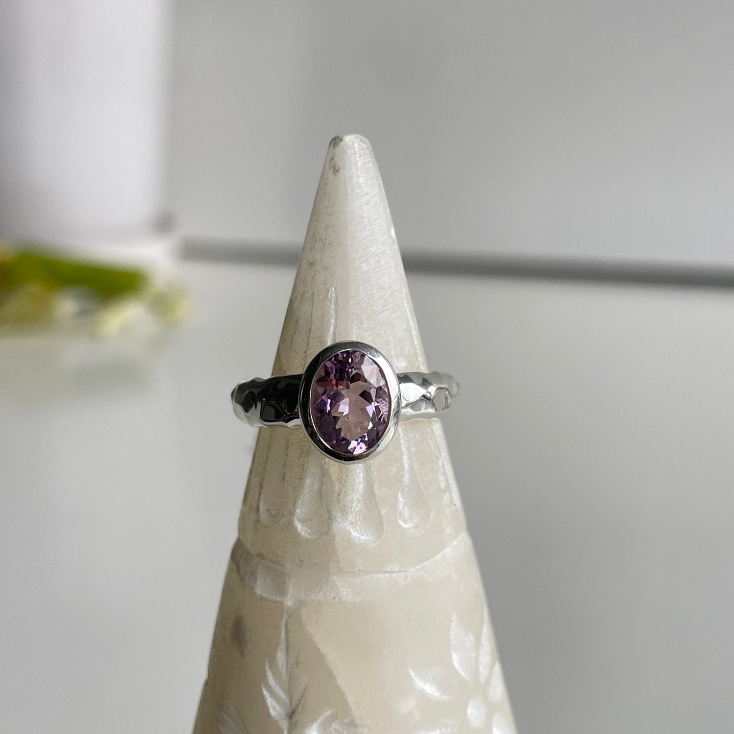Australian Amethyst Oval Ring Sz6.5