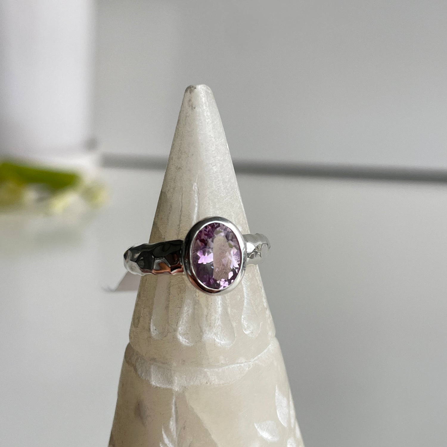 Australian Amethyst Oval Ring Sz6.5