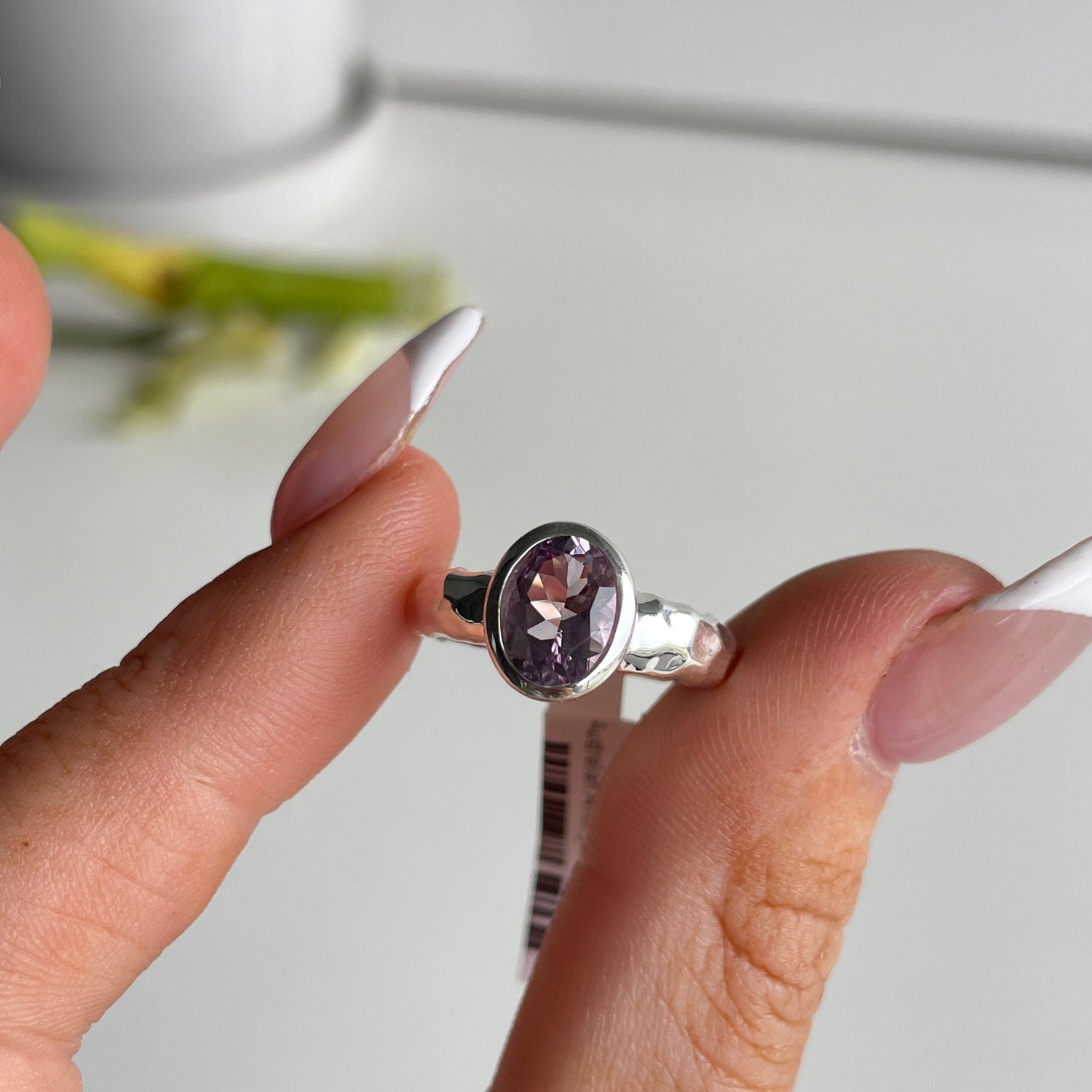 Australian Amethyst Oval Ring Sz6.5