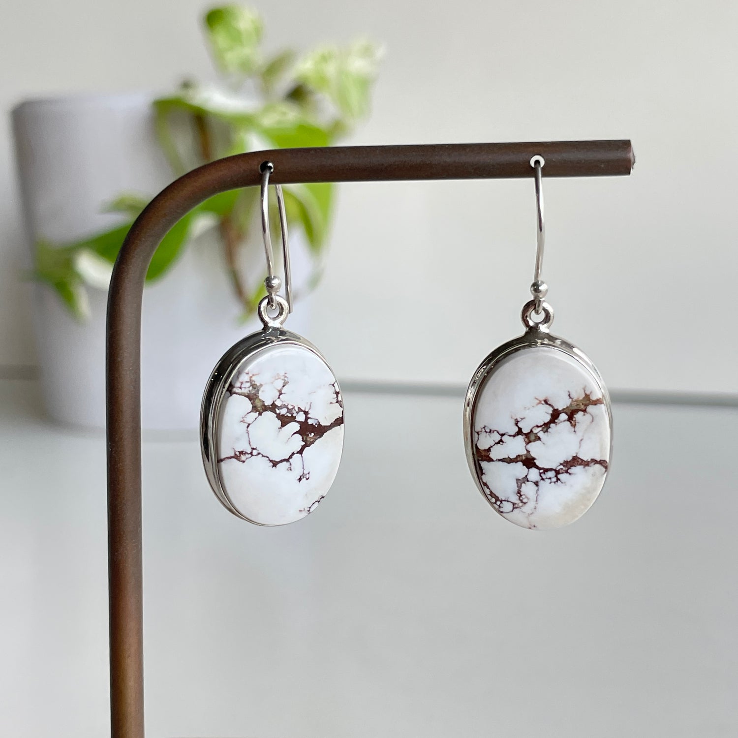 Wild Horse Oval Earrings