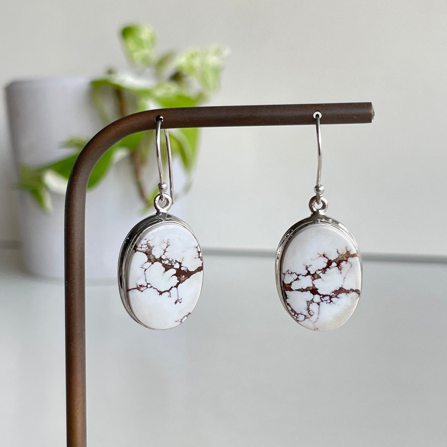 Wild Horse Oval Earrings