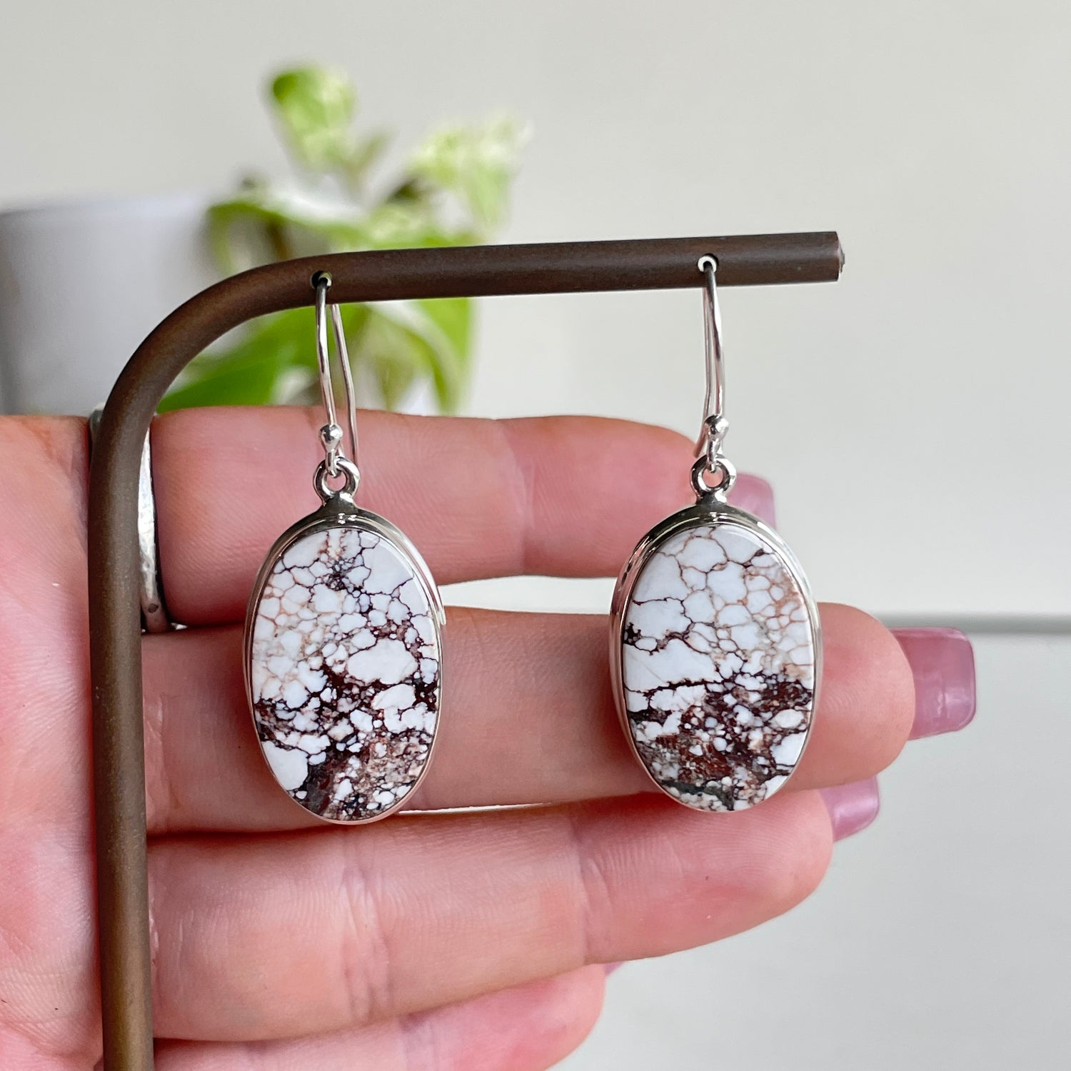 Wild Horse Oval Earrings