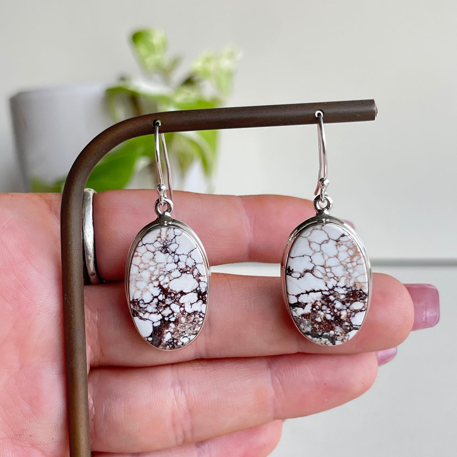 Wild Horse Oval Earrings