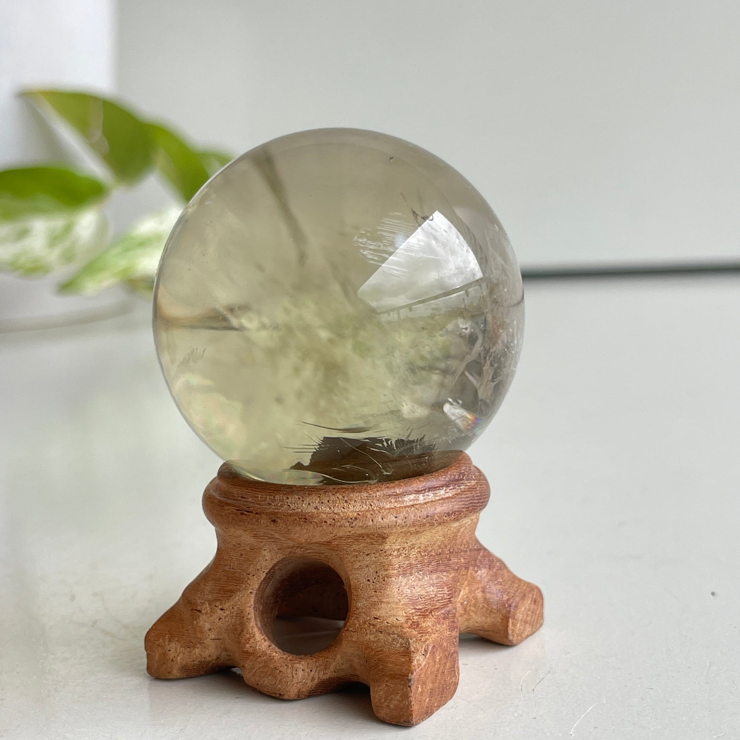 Natural Citrine Sphere 4.4cm