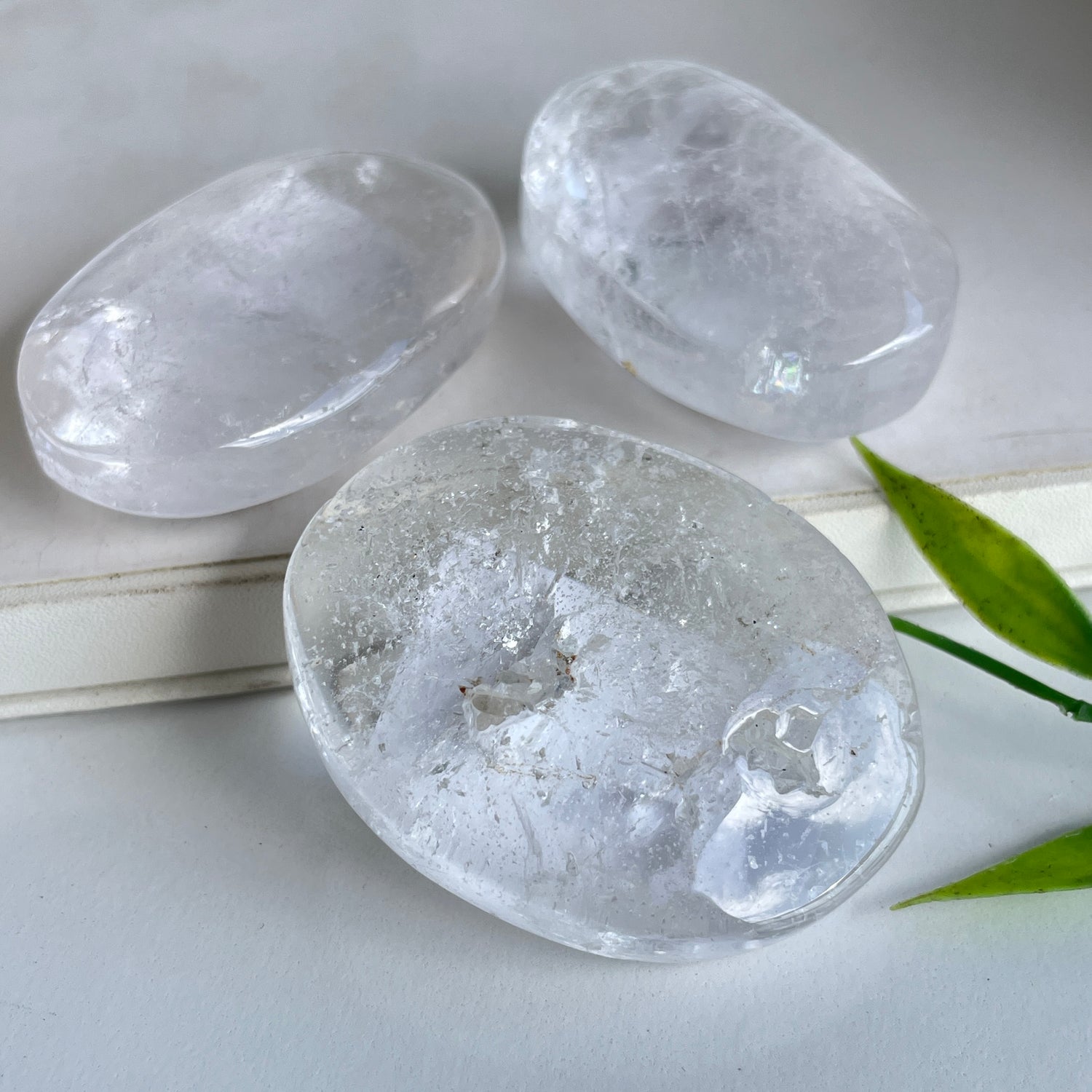 Clear Quartz Palmstone Sml