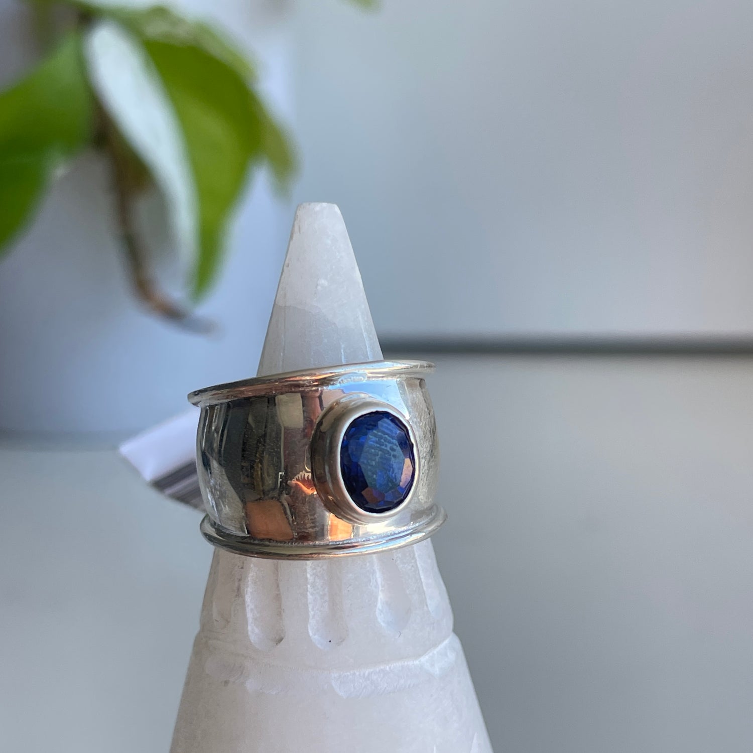 Iolite Oval Ring Sz7
