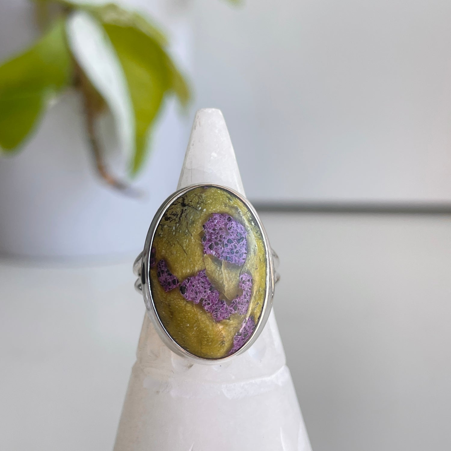 Altantisite Oval Ring Sz8