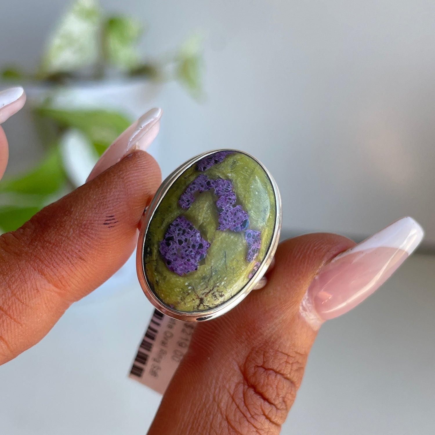 Altantisite Oval Ring Sz8