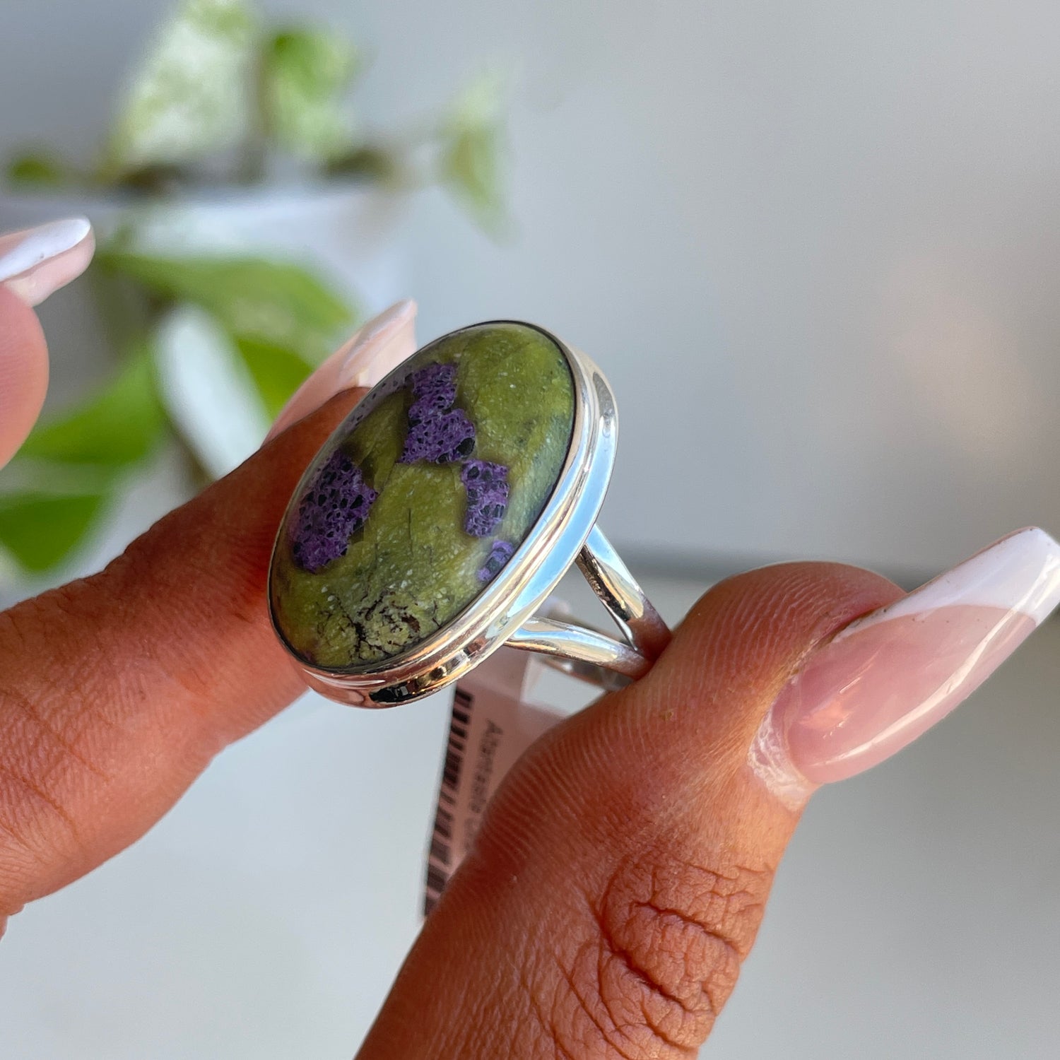 Altantisite Oval Ring Sz8