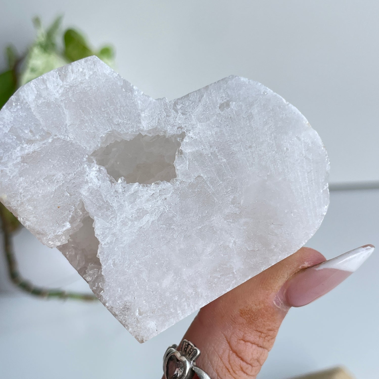 Quartz Heart 7cm