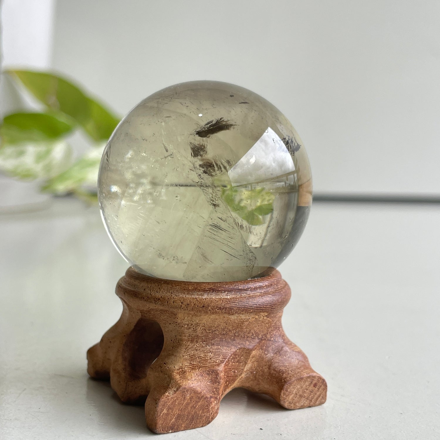 Natural Citrine Sphere 4.2cm