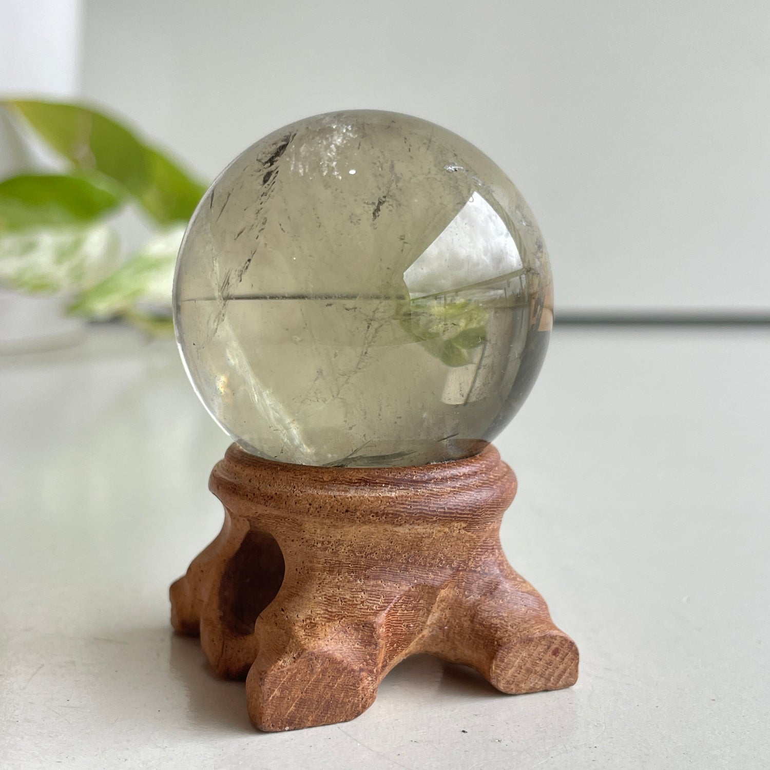 Natural Citrine Sphere 4.2cm
