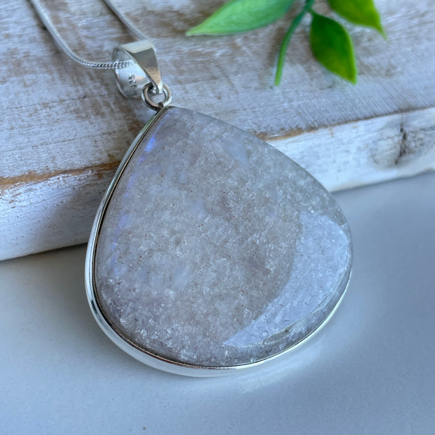 Moonstone Teardrop Pendant